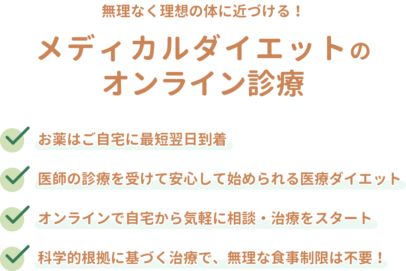 メディカルダイエットのオンライン診療
